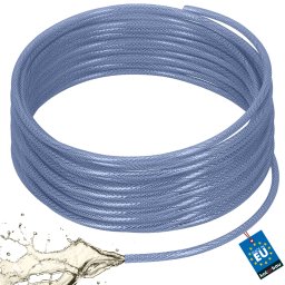 Furtun tehnic din PVC armat pentru apă, aer și substanțe chimice 6 x 2,5 mm 50 m