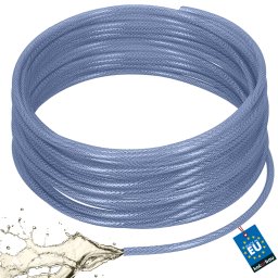 Furtun tehnic din PVC armat pentru apă, aer și substanțe chimice 6 x 3 mm 50 m