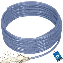 Furtun tehnic din PVC armat pentru apă, aer și substanțe chimice 8 x 2,5 mm 50 m