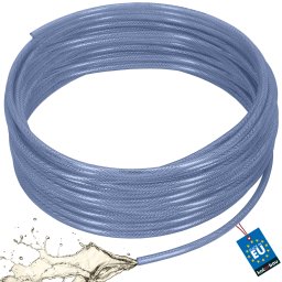 Furtun tehnic din PVC armat pentru apă, aer și substanțe chimice 8 x 3 mm 50 m