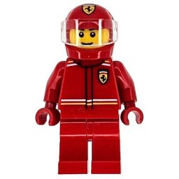 Lego Minifigures City cty1863 - Pilot Formula 1 Ferrari