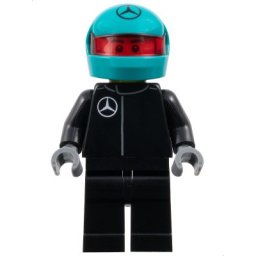 Lego Minifigures Speed sc124 - Pilot Mercedes‑AMG PETRONAS F1 W15 E Performance