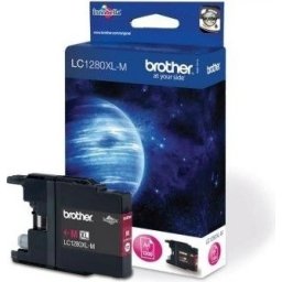 Cartus Cerneala Original Brother Magenta, LC1280XLM, pentru DCP-J525J725J925MFC-J430J5910J625J6510J6910, 1.2K, (timbru verde 0.15 lei), LC1280XLM