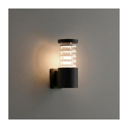 Ideal Lux - Aplica de exterior TRONCO, 1xE27/42W/230V, IP44, neagră