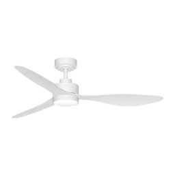 ZEVENTI - Ventilator de tavan LED reglabil LED/20W/230V 2700-6500K 132cm alb+telecomandă
