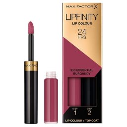 Ruj Lichid Max Factor Lipfinity 24HRS, 330 - Essential Burgundy, 4.2ml