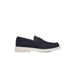 KARL LAGERFELD M Loafers Kori Monogram Vamp KL21413 2aa-navy nubuck