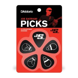 Daddario 1CBK4-10JS Joe Satriani Black Medium