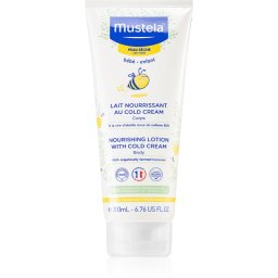 Mustela Bébé Soin lapte de corp contine emulsie Cold cream 200 ml