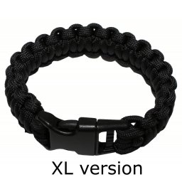 Bratara paracord XL neagra MFH Marime haine M INTL
