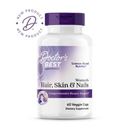Women's Hair Skin and Nails pentru Par, Piele si Unghii - Doctor's Best - 60 capsule