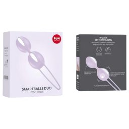 Fun Factory - Bile kegel Smartballs Duo - antrenor pelvian cu bilă internă - mov