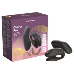 We-Vibe Chorus Pro - vibrator pentru cuplu, telecomandă, negru