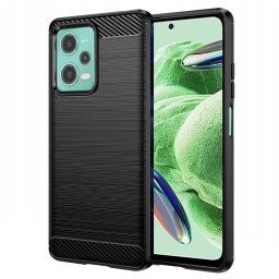 Husa silicon Xiaomi Redmi Note 12 5G Poco X5 Techsuit - Carbon Silicone Black