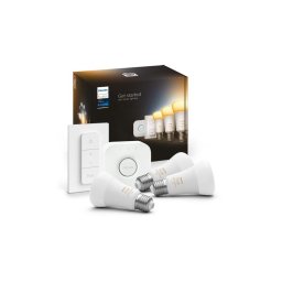 Set de bază Philips Hue WA 3xE27/11W 2200-6500K + Hue Bridge și comutator dimmer