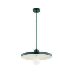 Pendul pe cablu ETERI 1xE27/15W/230V verde