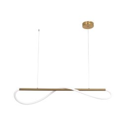 Lustră LED suspendată pe cablu MELECA LED/24W/230V 3000/4000/6000K 100 cm auriu