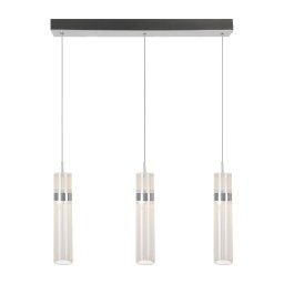 Pendul LED pe cablu AMBIENTE 3xLED/6W/230V 3000/4000/6000K crom lucios
