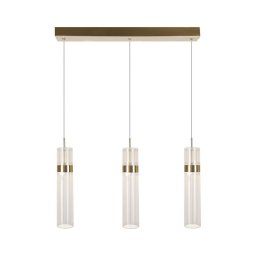Lustră LED pe cablu AMBIENTE 3xLED/6W/230V 3000/4000/6000K aurie