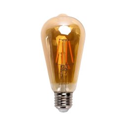 Bec LED Vintage ST64 E27, 12W, 230V, 2200K - Aigostar