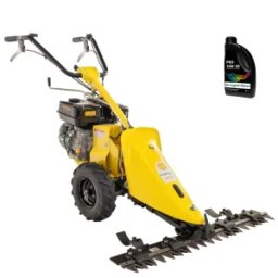 Pachet Motocositoare cu bara dubla mobila ProGARDEN MSB970 97cm cu ulei PRO 10W30