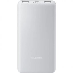 Baterie Externa Xiaomi Lite, 10000mAh, 22.5W, QC + PD, 1 x USB-C - 2 x USB-A, Alba BHR9350GL