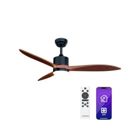 Klarstein SkyBreeze Smart ventilator de tavan, Utilizare interioară și exterioară, Control inteligent, IP44, 40 dB (VTS14-KL-SB-SWA)