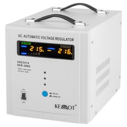 Stabilizator de tensiune automat Kemot 3000VA AVR, 230V, protectii multiple