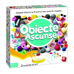 Joc de societate Obiecte Ascunse cu clopotel, 2-4 jucatori, 6+ ani