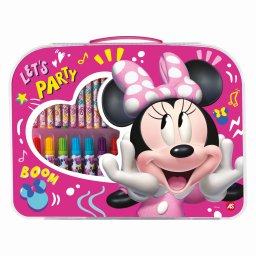 Gentuta de desen Minnie pentru copii, set creativ portabil 3+ ani