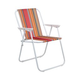 Scaun pliabil pentru plaja si camping, metalic, usor si compact