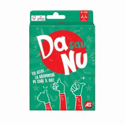 Joc de carti Da sau Nu pentru familie si prieteni, 60 carti, 8+ ani