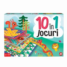 Set 10 jocuri clasice pentru copii 4+ AS, multicolor