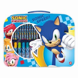 Gentuta pentru desen Sonic the Hedgehog, set creativ 33 piese
