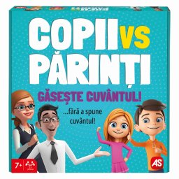 Joc de societate Copii vs Parinti Gaseste Cuvantul, 7+ ani