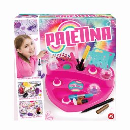 Paletina set creativ pentru desen copii cu sclipici, sabloane si markere