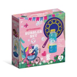 Set baloane de sapun Printese 450 ml cu tavita si 2 forme de suflare