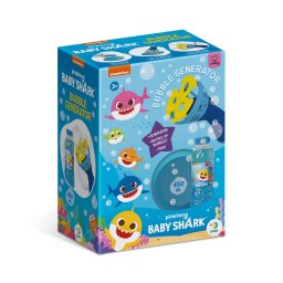 Set baloane de sapun Baby Shark cu generator si solutie 450 ml