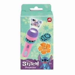 Mini proiector Stitch pentru copii cu 3 discuri si 24 imagini
