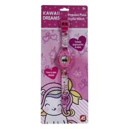 Ceas digital roz pentru copii Kawaii Dreams cu afisaj ora si data