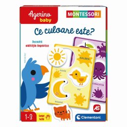 Joc Montessori pentru bebelusi - Recunoasterea culorilor Agerino Baby
