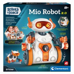 Robot Mio 2.0 STEM interactiv de asamblat si programat pentru copii