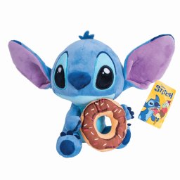 Jucarie de plus Disney Stitch cu gogoasa, 25 cm, multicolor