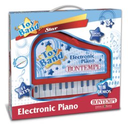Pian electronic Bontempi pentru copii, cu 11 clape si melodii demo