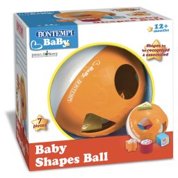 Minge educativa pentru bebe Bontempi cu forme geometrice, 7 piese