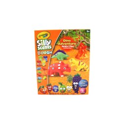 Set plastilina parfumata Crayola Silly Scents Dinozauri cu accesorii, 226 g