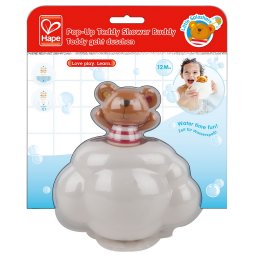 Jucarie de baie Hape Teddy, prietenul de dus pentru copii 12 luni+