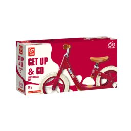 Bicicleta fara pedale Hape Get Up & Go, rosie, 3 ani+