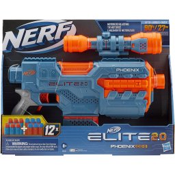 Blaster Nerf Elite 2.0 Phoenix CS-6 motorizat cu 12 sageti