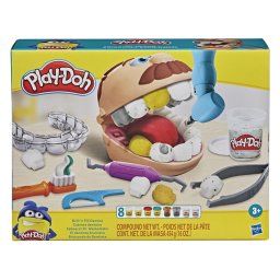 Set Play-Doh Dentistul cu accesorii si dinti colorati pentru copii 3+ ani